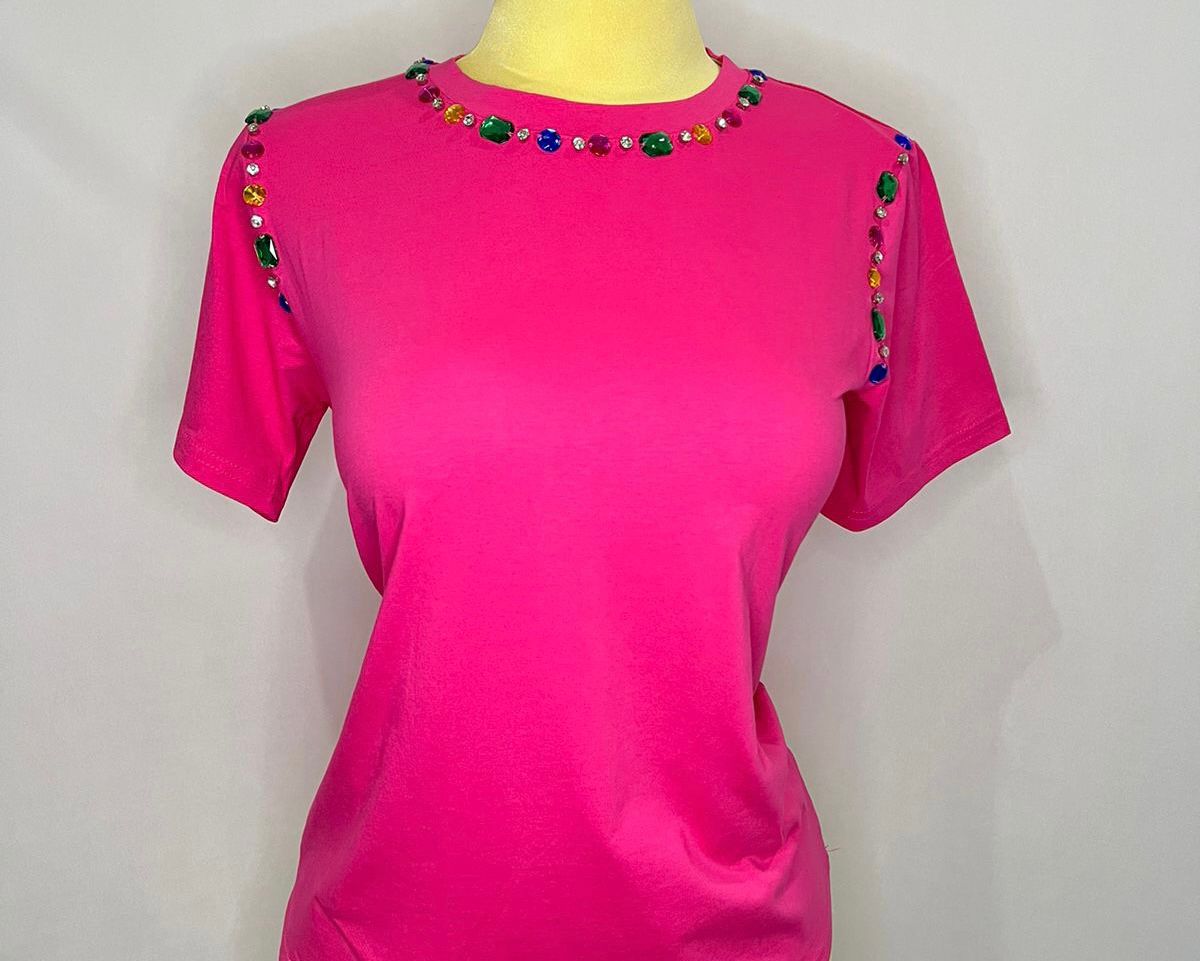 Blusa Amanda diamantes